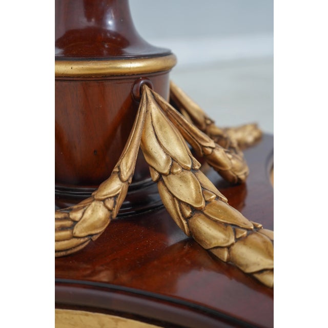 Regency Style Figural Mahogany Round Center Table For Sale In Philadelphia - Image 6 of 11