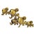 Gold Brass Elephant Key Hanger attributed to Walter Bosse for Hertha Baller, Austria, 1950s For Sale - Image 8 of 8