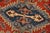 Kazak Rug 6’1” X 8’8” Red Wool Tribal Hand-Knotted Oriental Carpet For Sale - Image 4 of 14