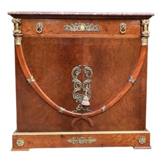 Chinoiserie Vintage Hall Cabinet For Sale