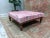 Pink Rug Upholstered Sqaure Coffee Table For Sale In Raleigh - Image 6 of 7