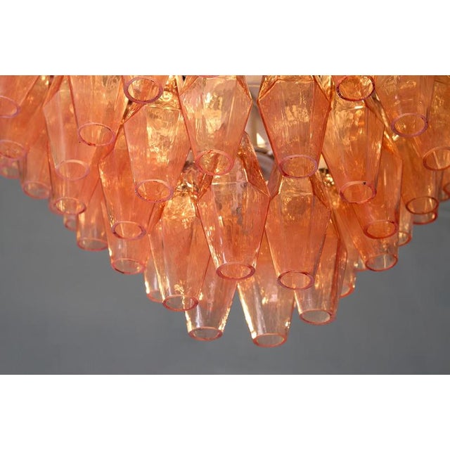 Large Murano Glass Chandelier, 1980s For Sale - Image 4 of 12
