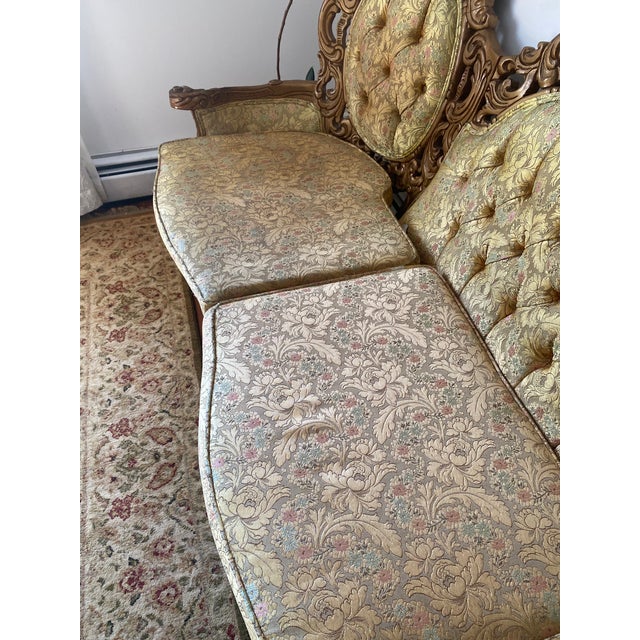 Textile 1990s French Rococco Sofa Set For Sale - Image 7 of 18