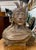 Add a striking cultural accent to your home or collection with this beautiful bronze bust depicting a Meso-American-...