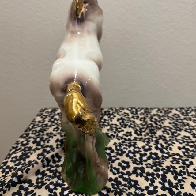 Mid-Century Modern Rearing Horse Sculpture by Marcia of California, Circa 1950s For Sale In New Orleans - Image 6 of 6