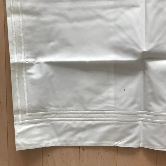 Ivory Sferra Grande Hotel Ivory King Sham Pillow Case For Sale - Image 8 of 11