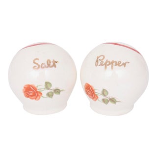 Vintage Lilly Floral Salt & Pepper Shakers by Lilly- a Pair For Sale