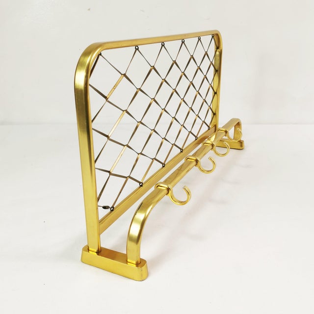 Art Deco Wall Coat Rack, 1960s For Sale - Image 9 of 15