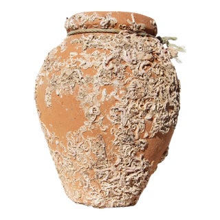 19th Century Antique Terracotta Octopus Trap Undersea Pot For Sale