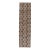 Rug & Kilim's Distressed Runner Rug, Rich Brown With Chintamani Patterns For Sale