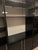 1980s Black Lacquered Post Modern Four Piece Wall Cabinet Curio Office Storage Unit With Display Lights For Sale In Los Angeles - Image 6 of 12