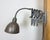 Mid-Century Modern Industrial Grey Scissor Wall Lamp from Elektroinstala, 1960s For Sale - Image 3 of 18