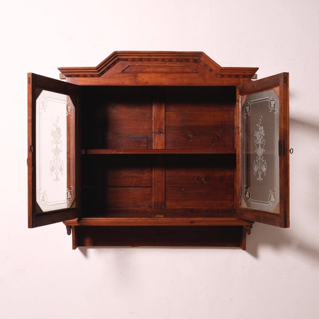 Antique Wooden Display Cabinet, 1930s For Sale - Image 4 of 18