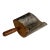 Antique Primitive Farmhouse Wood & Galvanized Barn Feed Ice Scoop For Sale
