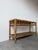 1970s Vintage Coastal Rattan Two-Tier Console Table With Glass Top For Sale - Image 5 of 17