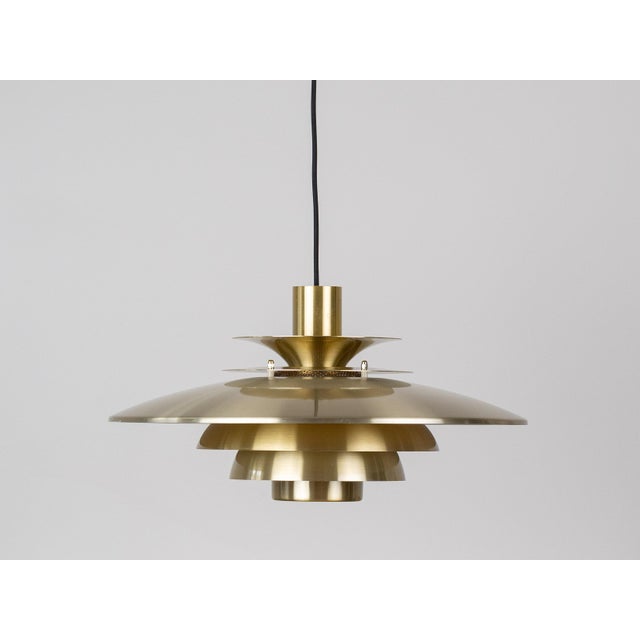 Vintage Danish Verona Hanging Lamp by Kurt Wiborg for Jeka, 1980s For Sale - Image 12 of 12