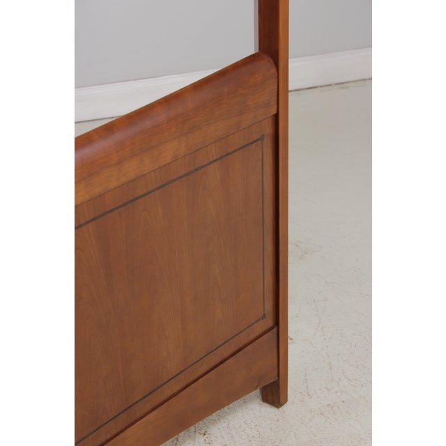 Stickley Cherry 21st Century King Size Canopy Bed For Sale - Image 14 of 18