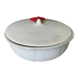 1884 Glasgow Ironstone China Warranted Baking Dish
