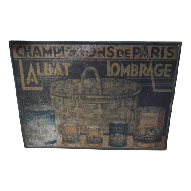 Shop Advertising Sign, 1950s For Sale