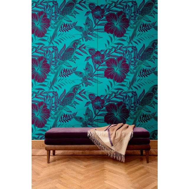 This decorative fabric comes in the form of boiserie over a wooden honeycomb panel measuring 135 cm by 200 cm tall. The...