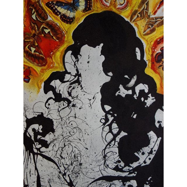 Salvador Dali, Paris (SNCF, Suite Papillon), Lithograph For Sale - Image 3 of 8