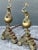 Vintage Brass Koi Andirons - A Pair For Sale In West Palm - Image 6 of 12