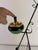 Floor-Standing Ashtray with Magazine Rack in Enameled Wrought Iron, 1950s For Sale - Image 6 of 10