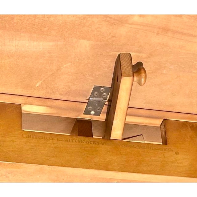 L. Hitchcock Stenciled Drop Leaf Apprentice Table For Sale - Image 10 of 12