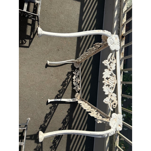 Vintage Hollywood Regency Molla Cast Aluminum Cocktail Table For Sale In Los Angeles - Image 6 of 8