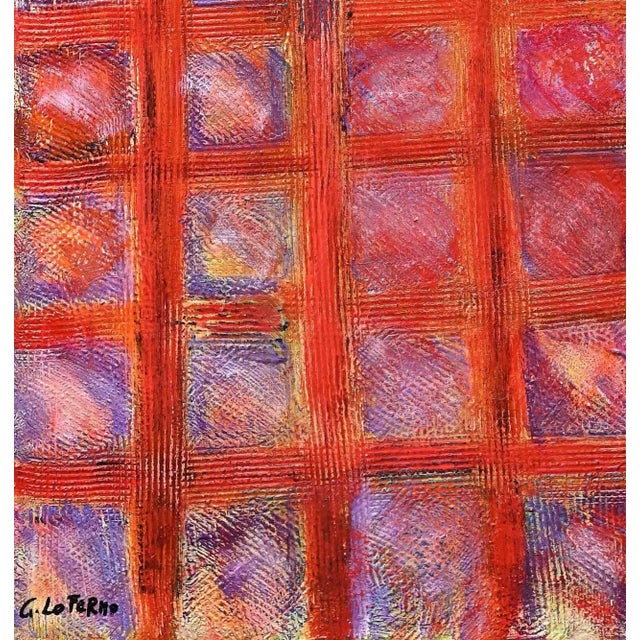 Grid is an original artwork realized by Giorgio Lo Fermo (b. 1947) in 2022 Original Oil Painting on Canvas. Hand signed on...