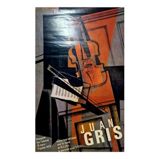After Juan Gris, Violin Music Original Poster For Sale