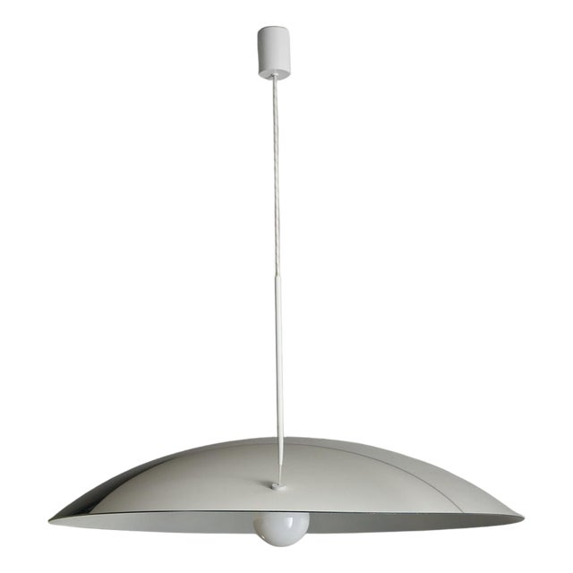 Chrome Dome Pendant Lamp attributed to Fog & Mørup, 1970s For Sale