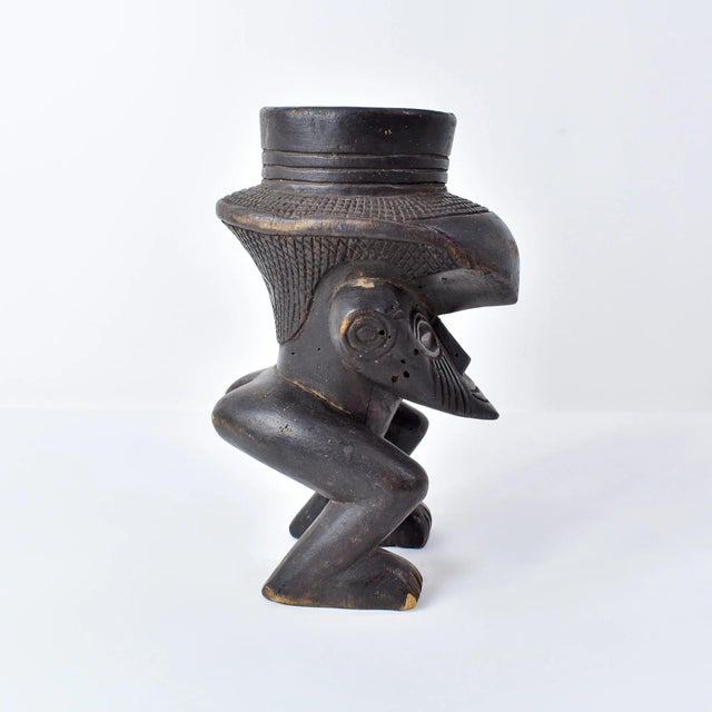 Early 20th Century Early 20th Century Kuba Lele Figural Cup For Sale - Image 5 of 18