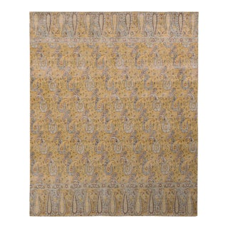 Rug & Kilim’s Oversized Parker Rug in Yellow, 14x20 For Sale