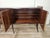 Mid-Century Mahogany Sideboard with Teal Glass and Compartments with Drawers, 1950s For Sale - Image 17 of 18