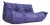 Vintage Purple Leather Togo 2-Seater Sofa from Ligne Roset, 1990s For Sale