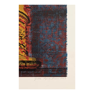 Judith Lipnik Perlow Column Series VIII 2003 Signed Serigraph in Colors on Paper For Sale