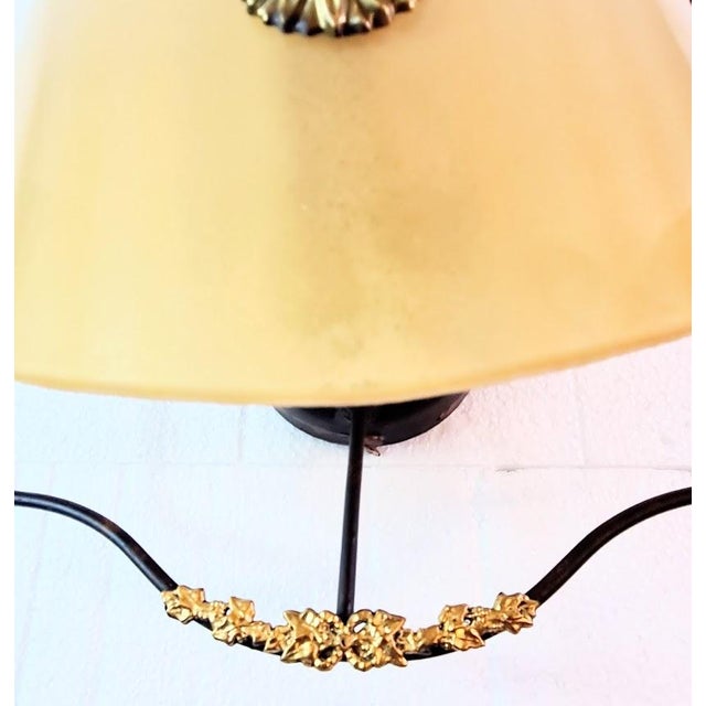 1990s Venetian Amber Glass Sconces - a Pair For Sale - Image 10 of 16