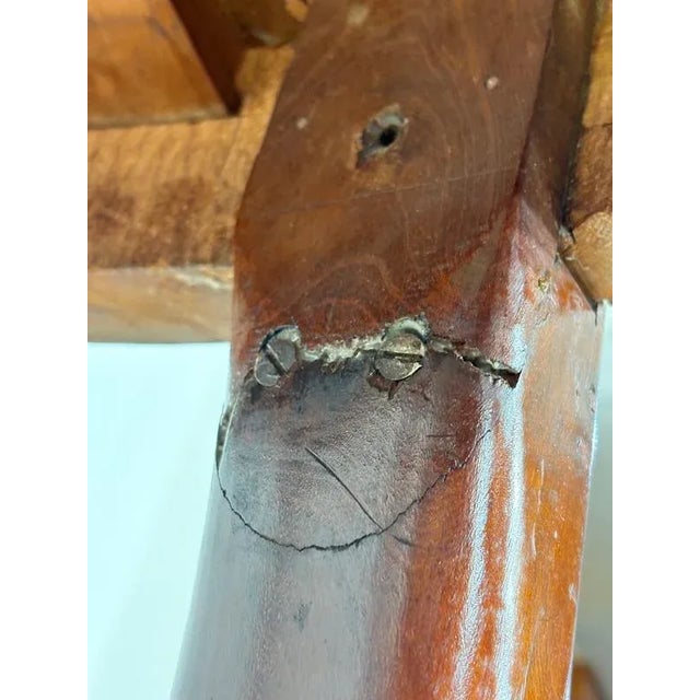 Wood Antique Coffee Table in Wood, 1880s For Sale - Image 7 of 9