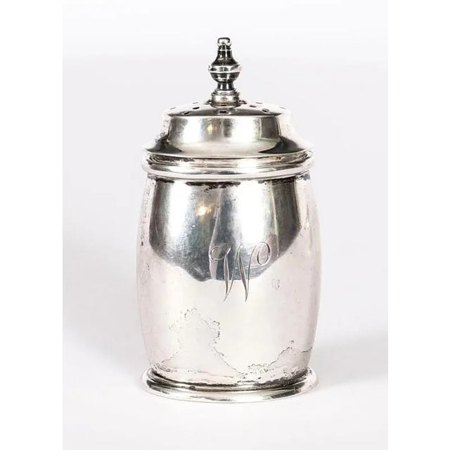 Antique George V Silver Cruet Set from William Neale & Son, 1934, Set of 2 For Sale - Image 10 of 18