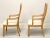Bernhardt Caned Burl Maple Contemporary Dining Armchairs - Pair For Sale In Charlotte - Image 6 of 12