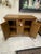 Wood Vintage French Provincial Drop-Leaf Bar Cabinet / Server With Storage For Sale - Image 7 of 8