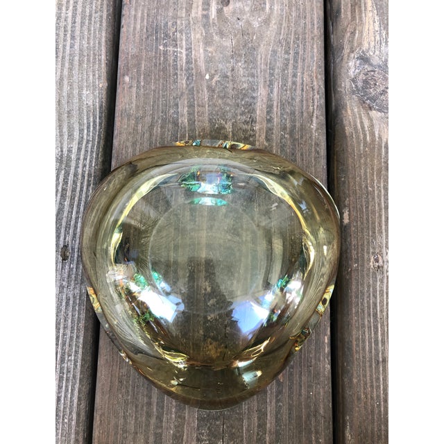 Mid Century Murano olle Art Glass Bowl For Sale - Image 12 of 13