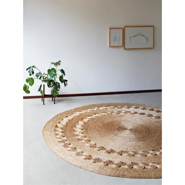 Round Hemp Rug 7' × 7' Chairish
