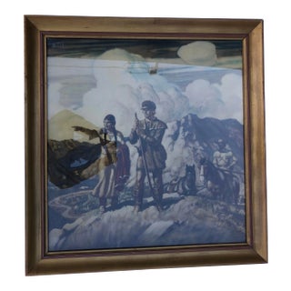 n.c. Wyeth “Lewis & Clark, Sakaqawea” 1935 Print For Sale