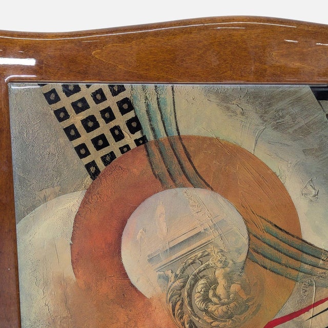2000 - 2009 Marlene Healey Large Abstract Mixed Media Artwork For Sale - Image 5 of 6