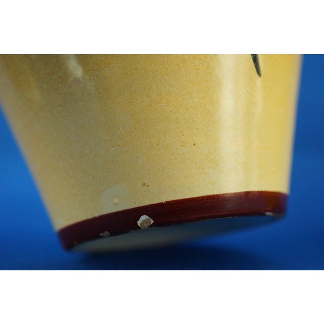 Vintage Art Deco Ceramic Egg Vases with Swallow Decoration by M.A.A. Fama, 1930s, Set of 2 For Sale - Image 17 of 18