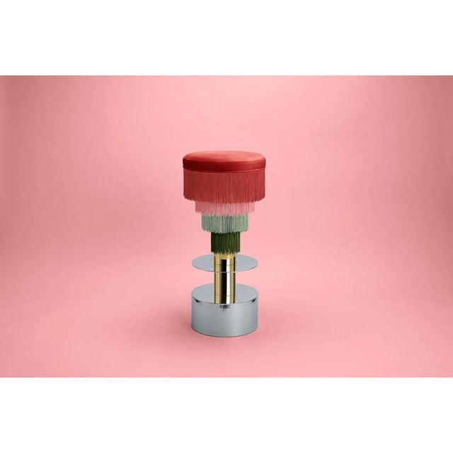 Contemporary Déjà Vu Stool by Masquespacio For Sale - Image 3 of 17