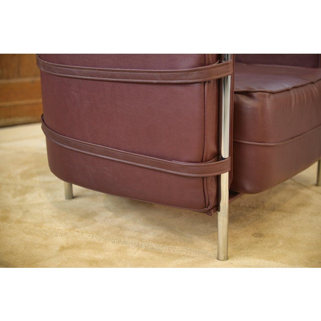 Armchairs in the style of Le Corbusier, 1970s, Set of 2 For Sale - Image 11 of 12