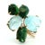 A remarkable and highly unusual mid-century Italian convertible jewel, crafted in solid 14 karat yellow gold and designed...